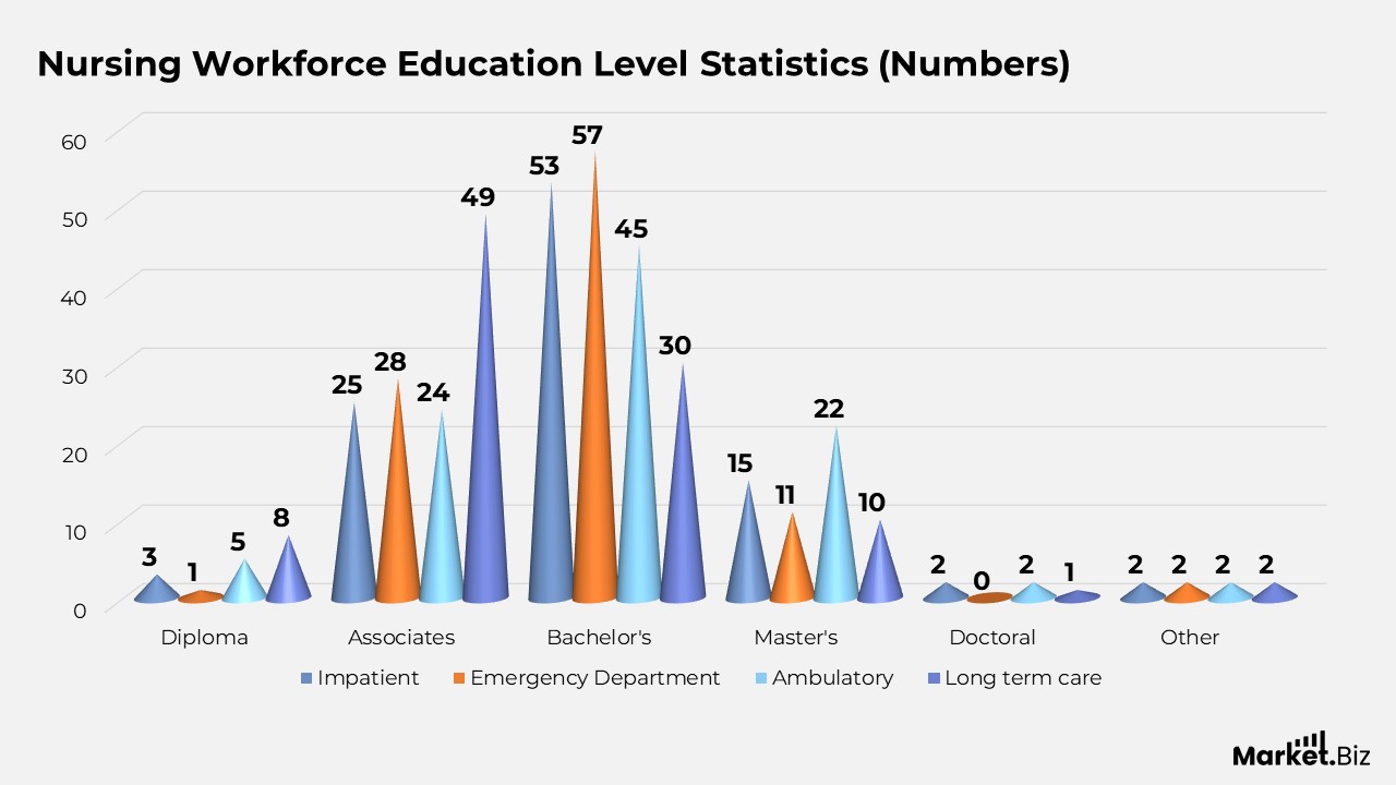 Nursing Workforce Education Level Statistics (Numbers)